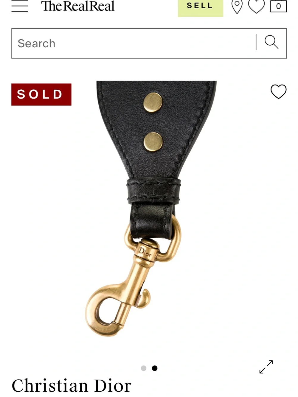 Dior Multicolor Strap with Gold Hardware and black leather